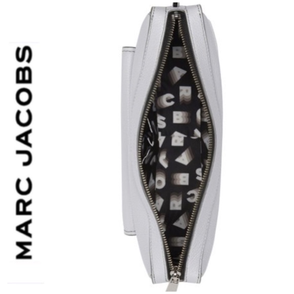 NWT Marc Jacobs genuine leather messenger gray - Picture 7 of 11